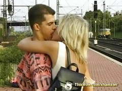 FuckingChickas presents: Train fucking with nasty wife