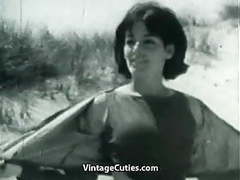 FuckingChickas presents: Nudist girl's day on a beach (1960s vintage)