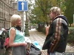FuckingChickas presents: Granny prostitute fucked hard by young cock