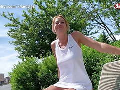 FuckingChickas presents: German blonde milf outdoor creampie