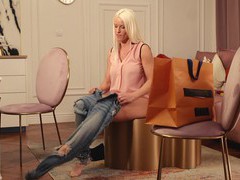 FuckingChickas presents: Erotic and romantic fucking with incredible star blanche bradburry, Couple, Hardcore, Pornstars, Blondes, Long Hair, Jeans, Blowjob, Doggystyle, Fingering, Pussy Licking, Pussy, Big Tits, Fake Tits