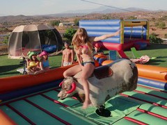 FuckingChickas presents: Outdoor group fucking with naughty kylie rocket and mia moore, Group Sex, Hardcore, Orgy, Party