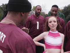 FuckingChickas presents: Aliya brynn enjoys during rough interracial gangbang - hd