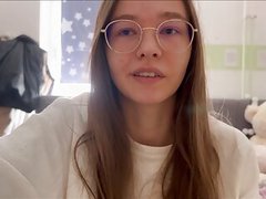 FuckingChickas presents: Teen hardcore finger fucks herself! squirt!