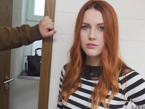FuckingChickas presents: Redhead hottie charlie red gives a blowjob and gets fucked hard