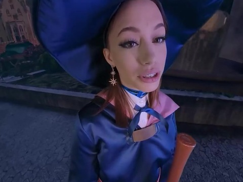FuckingChickas presents: Laya rae as akko knows some naughty spells