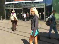 FuckingChickas presents: Blonde really likes sex in public places