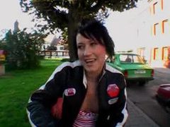 FuckingChickas presents: Slut fucked by the road before a cumshot