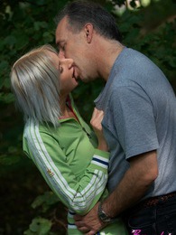 FuckingChickas presents: Hot innocent girl fucked outdoors in the forest hardcore