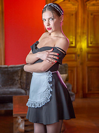 FuckingChickas presents: Sexy Maid Henessy betrays Natalie Starr and fucks boyfriend