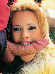 FuckingChickas presents: Blonde Cora Works Hard With Mouth and Ass to Get a Facial