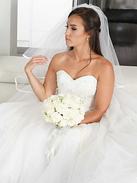 FuckingChickas presents: Bootylicious bride Kelsi Monroe screws a handsome officiant on her wedding day