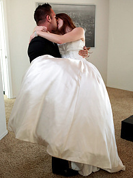 FuckingChickas presents: Bride with big fake tits Veronica Vain gets her trimmed pussy nailed deep